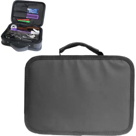 Sacoche de coiffeur, trousse de voyage pour outils de coiffure, kit de rangement professionnel pour ciseaux de coiffure