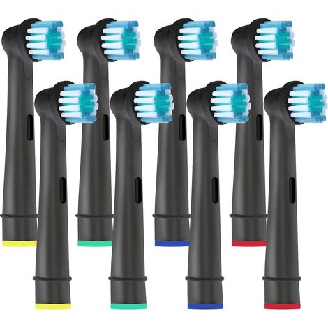 Brossettes de Rechange Compatibles avec 100, Pro Séries, Genius X, Kids - Parfaites pour Nettoyage en Douceur et Gencives Saines (8) (1/5)