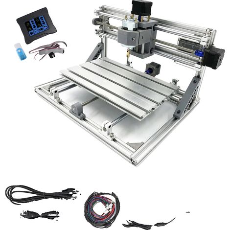 CNC-Graviermaschine, GRBL-Steuerung, leicht und vielseitig, Mit Controller 2, Kein Laser-b (1/2)