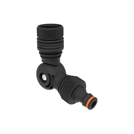 Presa rubinetti snodabile gf in plastica per giardino diametro 3/4 (1/2)