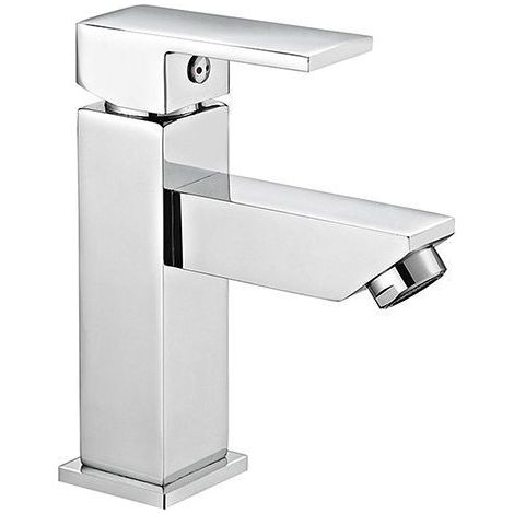 Edouard Rousseau – Mitigeur Lavabo GERZAT – Chromé – Aérateur Économie d’Eau – Bec Fixe – Avec Vidage (1/2)