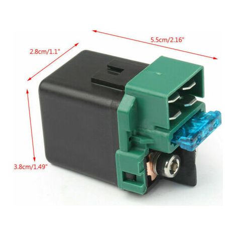 Relais électromagnétique de démarrage 12 V – Compatible avec les modèles Hytrack 260, 300, 310 et 320 – Installation facile et durable – Construction en plastique et cuivre – 35850-KCN000 (1/4)