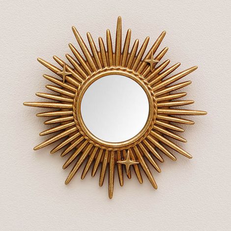 Miroir Lumus doré 20cm (1/3)