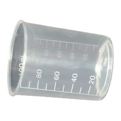 CREA 50 pièces tasses à mesurer en plastique, tasses de mélange de résine, tasses de mélange époxy, tasses de mélange de peinture, 30 ml 50 ml 100 ml (1/5)