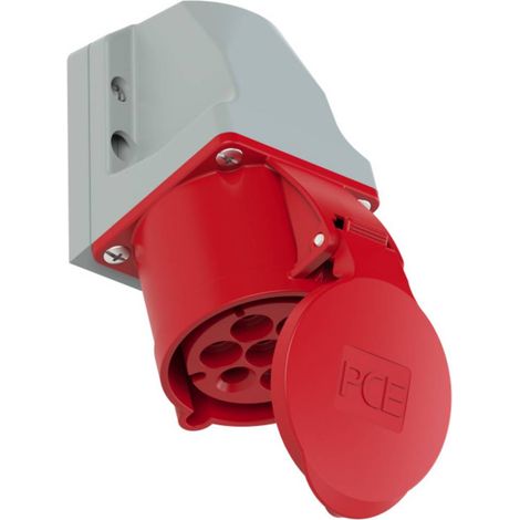 PCE 127-6v Presa da parete CEE 32 A 7 poli 400 V 1 pz. (1/2)