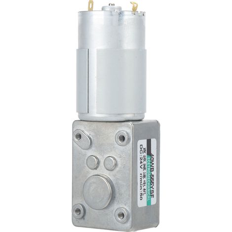 Moteur à engrenage à vis sans fin DC24V 50tr/min, couple élevé, vitesse lente, contrôle bidirectionnel XD40WB-555YSF (1/5)