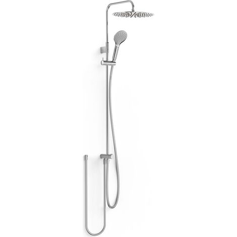 TRES 19063502 Conjunto de Ducha Adaptable a Cualquier Grifo Color Cromo - ref: 19063502