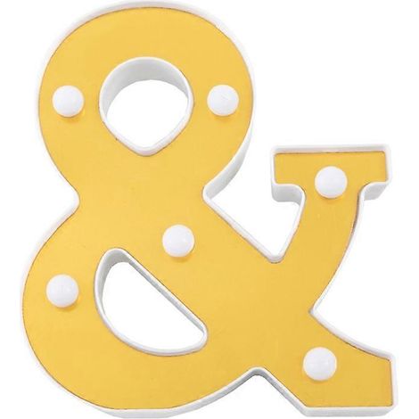 Lampe de nuit LED 3D avec 26 lettres lumineuses de l'alphabet, enseigne lumineuse pour mariage, anniversaire - personnages (1/5)