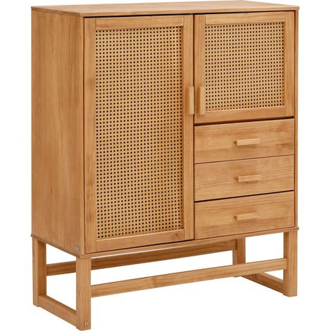 Armoire avec 2 portes et 3 tiroirs en pin (1/5)