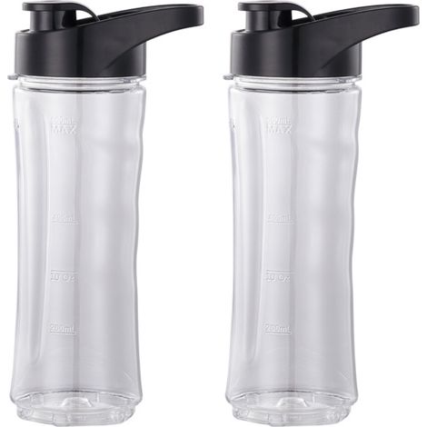 Set mit 2 Ersatz-Sportflaschen (590 ml) für Oster MyBlend Mixer – Kompatibel mit den Modellen BLSTPB und BLS – Hochwertige Kunststoffbecher mit Deckel – Perfekt geeignet für die Modelle BLSTPB und BLS