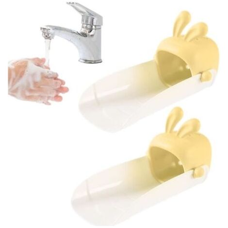 Rallonge De Robinet,2Pcs D'extension De Robinet En Silicone De Dessin Animé, Couvercle De Robinet De Dessin Animé,Extension De Main (1/4)