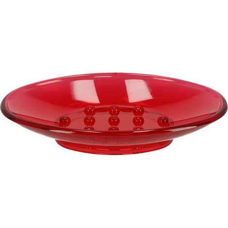 Portasapone in plastica, portasapone – rosso