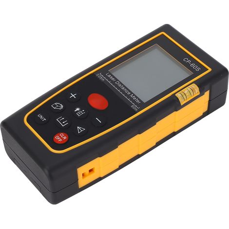 Télémètre portable de haute précision avec écran LCD, mesure de 0,05 à 60 m, idéal pour les professionnels et les bricoleurs. (1/5)
