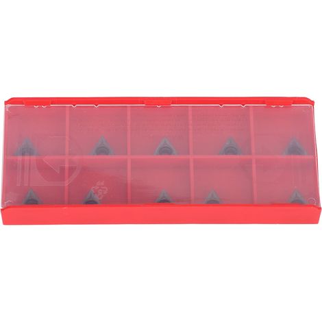 Lot de 10 plaquettes carbure CNC TCMT110204 VP15TF pour tournage acier inoxydable (1/5)