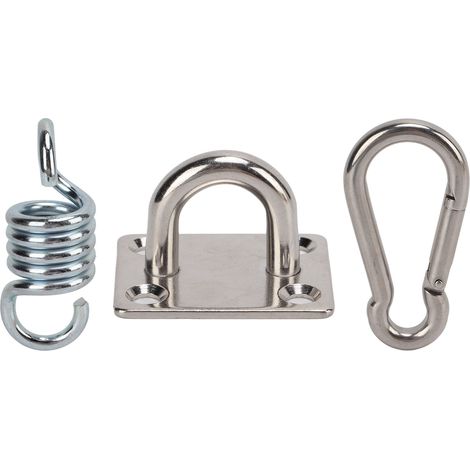 Kit de Fixation au Plafond en Acier Inoxydable pour Hamac de Yoga, Support 250kg (1/5)