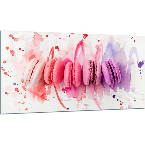 PLAQUE DE PROTECTION EN VERRE POUR CUISINIÈRE 90X52 POP ART (1/5)
