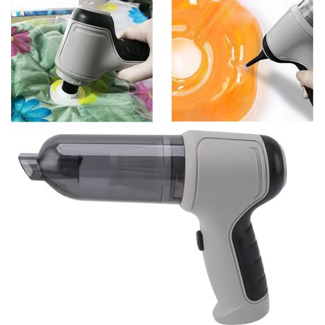 Aspirateur à main sans fil Multifonction, Batterie lithium 18650, ABS, 2000mAh, 20x14cm, 1xHost, 7xComposants, USB, Chargement sans fil (1/5)