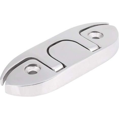 taquet de bateau, taquets d'amarrage de bateau Marine Boat Flip Up 4-1/2 "taquet pliant taquet d'amarrage de quai taquet de corde de pont en acier inoxydable replacement pour yacht marin (1/5)