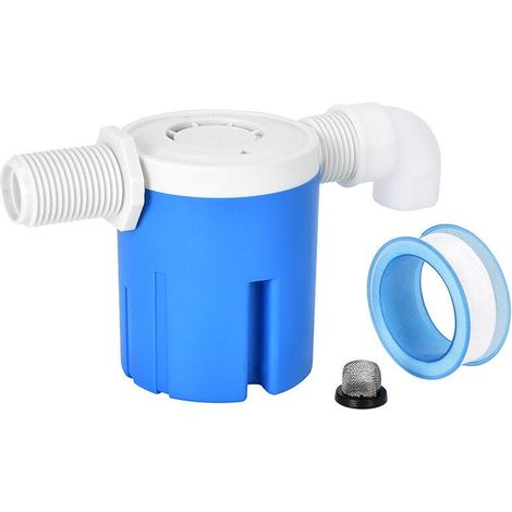 Regolatore di livello dell'acqua per piscine, valvola a galleggiante automatica per il livello dell'acqua - Ingresso laterale integrato e incorporato - Per piscine, serbatoi (20 mm) (1/5)