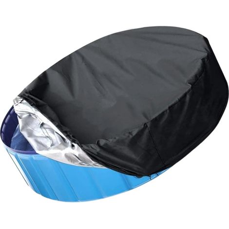 Bâche ronde de protection pour piscine, pliable, 182 cm, couverture durable anti-UV, résistante aux intempéries, idéale pour bassin hors sol, lot de 1, facile à installer et ranger. (1/3)
