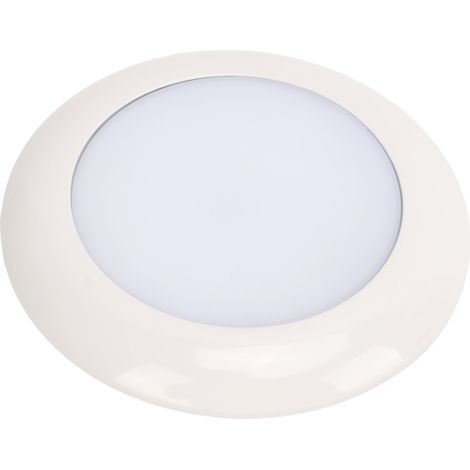 Plafonnier LED RV 12V blanc pour camping-car, caravane, bateau, plafond salle de bain, éclairage intérieur étanche, pack de 1 (1/5)