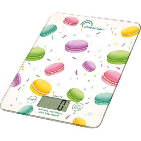 Bilancia elettronica Macarons - Slim Usb-r - 8718 - Piccola Bilancia