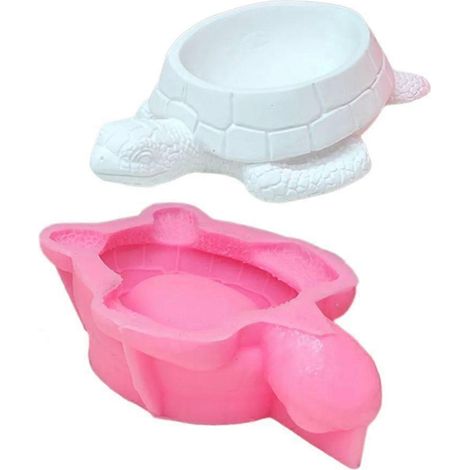 Moules porte-bougies tortue pour la fabrication de bougies en pot et la décoration intérieure (1/4)