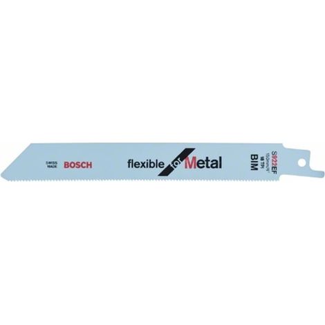 BIM S922EF hoja de sierra de metal flexible BOSCH 150 mm - Caja de 100 - 2608656028