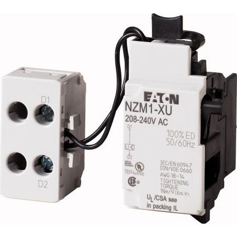 Déclencheur à manque de tension 60V DC 000259454 EATON NZM1 XU60DC