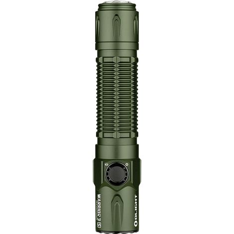 OLight Warrior 3S green 12969 LED Lampe de poche IPX8 (étanche), avec clip ceinture, avec étui , ave