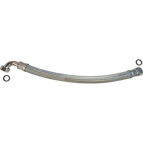 Flexible chauffage 1 écrou tournant 3/4" - 1 écrou tournant coudé 3/4" - 1000 mm (1/4)