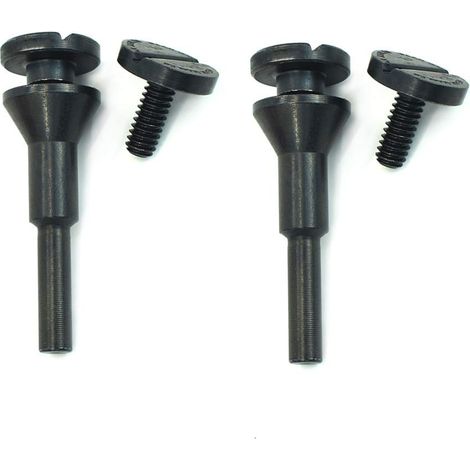 Lot de 2 mandrins de montage 3/8" et 1/4" pour roue de coupe de type 1 et tige de 6,35 mm pour outil rotatif de meuleuse à matrice (1/5)