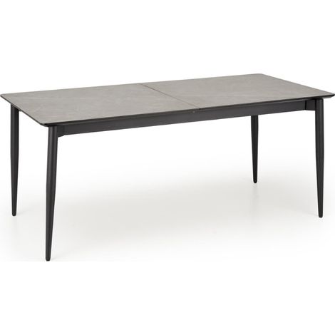 Table à manger extensible marbre gris 180 - 260 cm Karl (1/5)