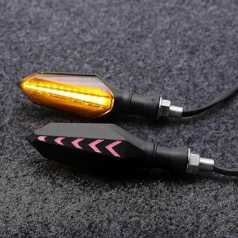 Support de plaque d'immatriculation universel avec éclairage LED pour motos 2012-2016 (clignotant rouge en C) (1/5)