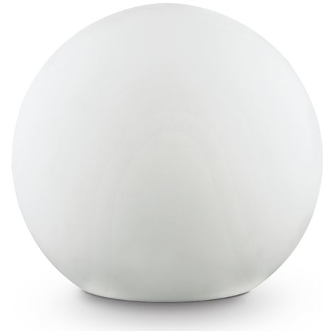 Piantana Moderna Sole Materie Plastiche Bianco 1 Luce E27 D30Cm (1/3)