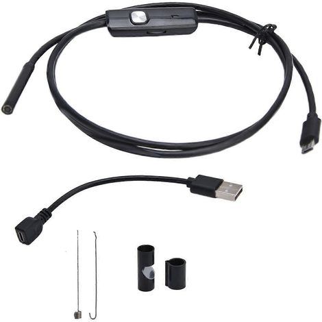 USB-Endoskop, wasserdicht, Schlangenkamera, Inspektionsendoskope mit LED-Licht, 3,5 m (11,5 Fuß)