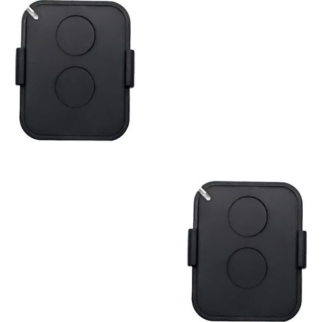 Set di 2 telecomandi, 2 canali, telecomando per cancello 433 MHz con codice rolling sicuro, compatibile con ricevitori automatici (1/4)