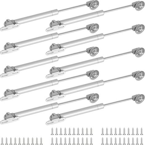 12pcs Verin à gaz 100N, Verin hydraulique, Verin meuble amortisseur porte placard pour armoires bibliothèques meuble (1/5)