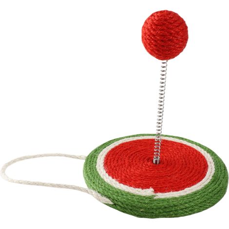 Griffoir Chat - Type 1 - Sisal Naturel Boule Interactive Résistant Morsure Panneau à Gratter Diamètre 18cm Jouet Intérieur (1/4)