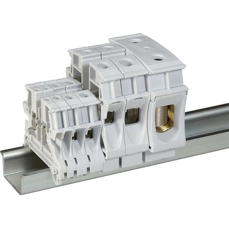 Legrand – Bloc jonc Viking 3 à vis – 1 jonction 1 entrée 1 sortie – Section 10mm² – Capacité 1.5 à 16mm² – Couleur gris (1/5)