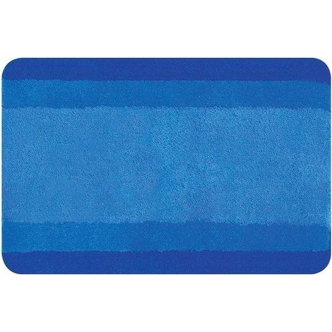 Alfombra de baño de poliéster BALANCE 60x90cm Azul Spirella