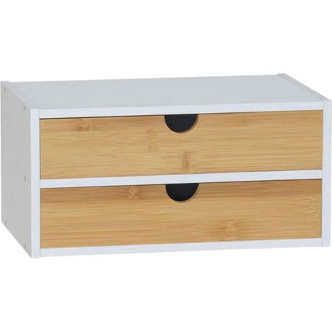 Muebles Auxiliares - Cajones Ordenación Niko 2 Cajones - Blanco