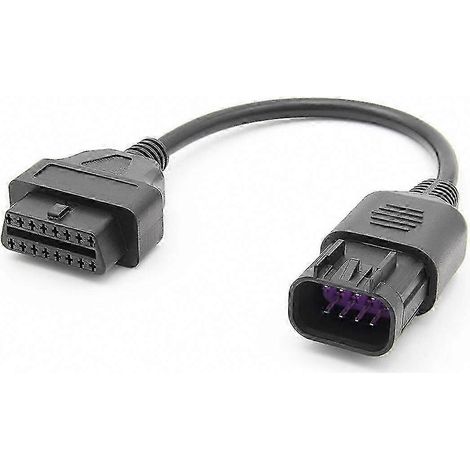 Câble adaptateur OBD2 8 broches vers 16 broches pour RZR General Sportsman, outil de diagnostic multiprise, connecteur robuste, compatible véhicules tout-terrain, accessoire de test électronique. (1/5)