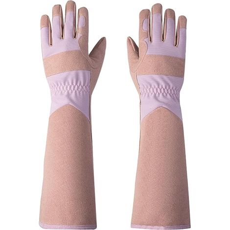 Lange Gartenhandschuhe für Damen und Herren – Dornenhandschuhe zum Schneiden von Rosen und Brombeeren