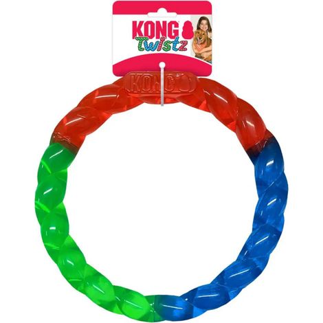 KONG Twistz Ring, S - 17 cm – Spiel- und Apportierring für Hunde
