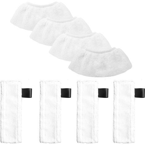 Chiffon ultra abrasif - 4 chiffons en microfibre + 4 housses en microfibre - blanc - Chiffon ultra abrasif (1/5)