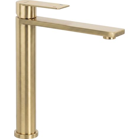 Waschbeckenarmatur Rea Hunter High Brush Gold