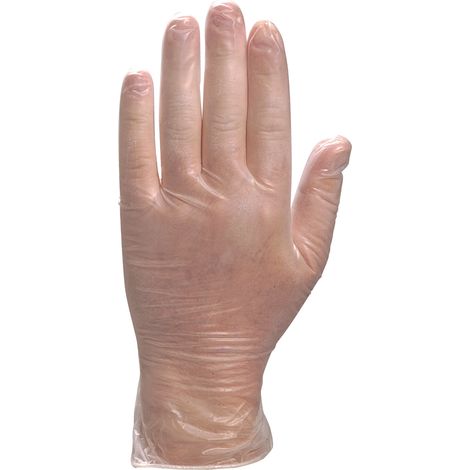 BOITE 100 GANTS JETABLES DELTA PLUS VINYLE - V13710 T6,5 (1/3)