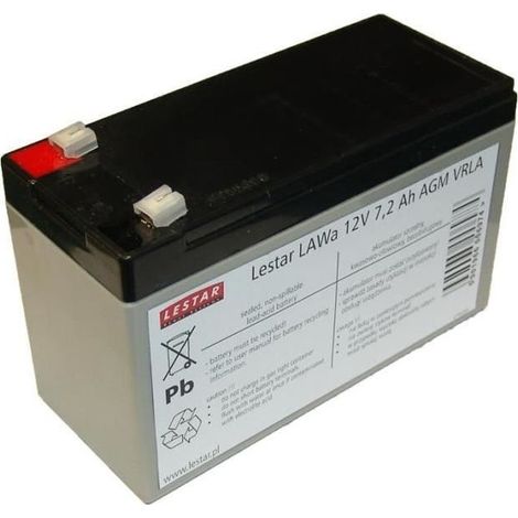 BATTERIE RECHARGEABLE LAWA 12V 7,2AH AGM VRLA L…
