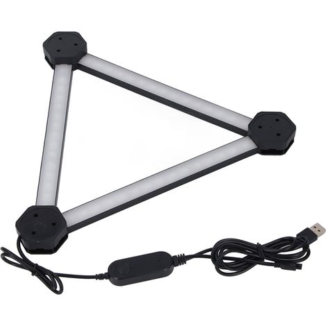 Kit de 9 barres lumineuses murales LED RGB WiFi intelligentes, 16 millions de couleurs, intensité variable et synchronisation musicale pour la décoration intérieure Tuya (noir). (1/5)